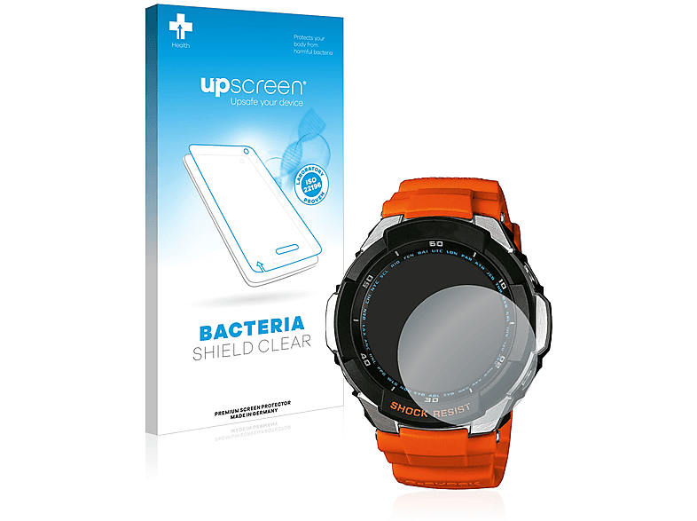 UPSCREEN antibakteriell klare Schutzfolie(für Casio G-Shock GW3000)