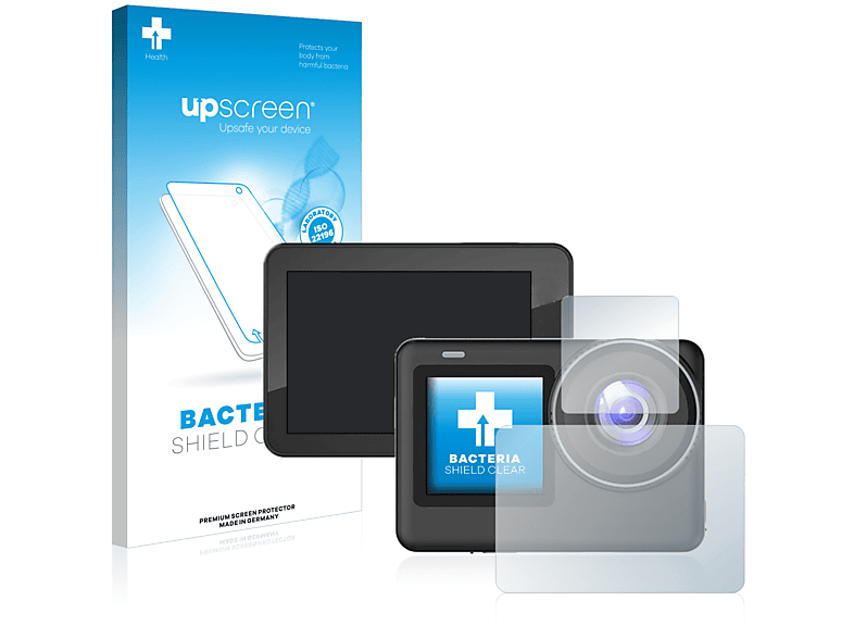 UPSCREEN antibakteriell klare Schutzfolie(für Screen) Dual SJ10 Pro SJCAM