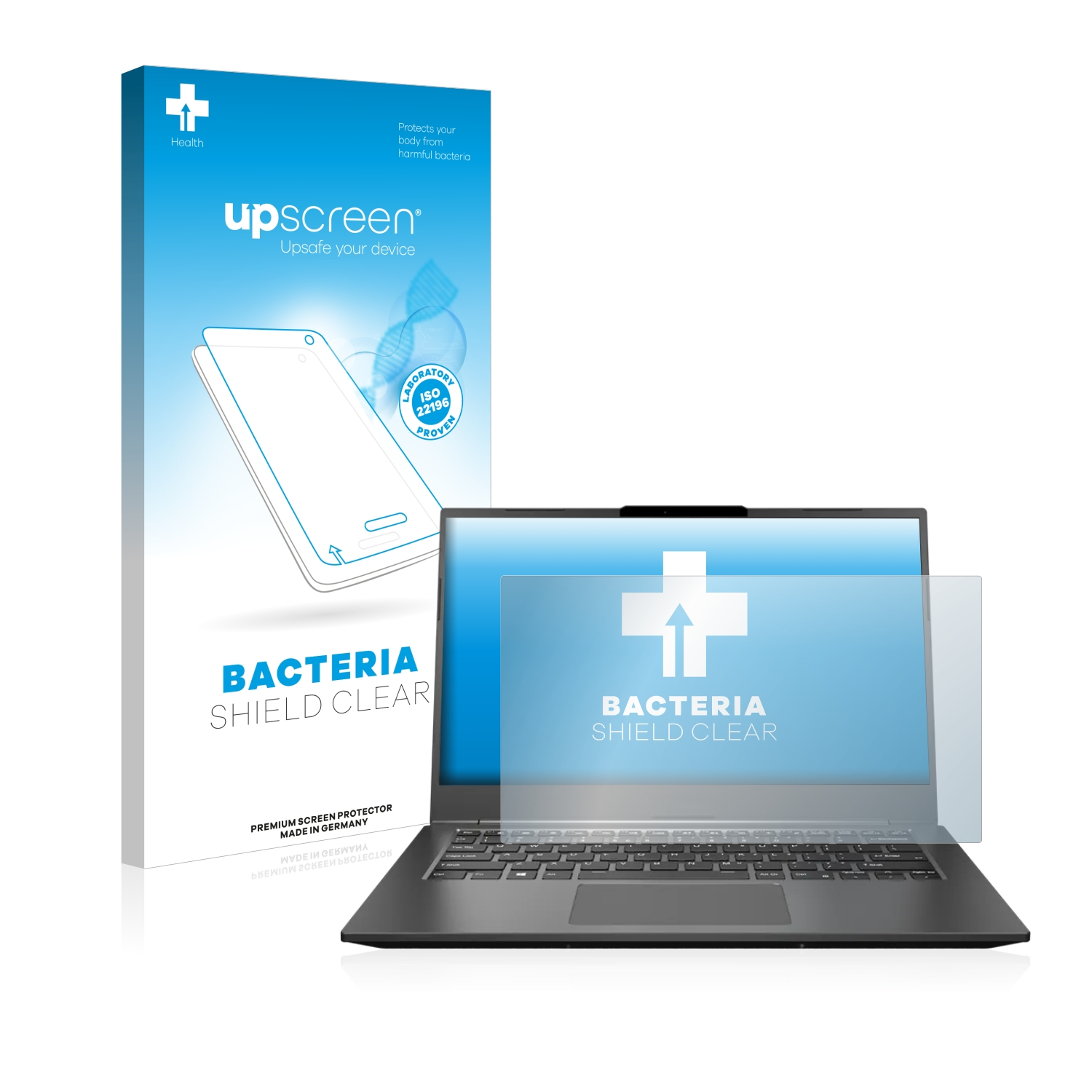 UPSCREEN antibakteriell klare Schutzfolie(für Gigabyte U4)