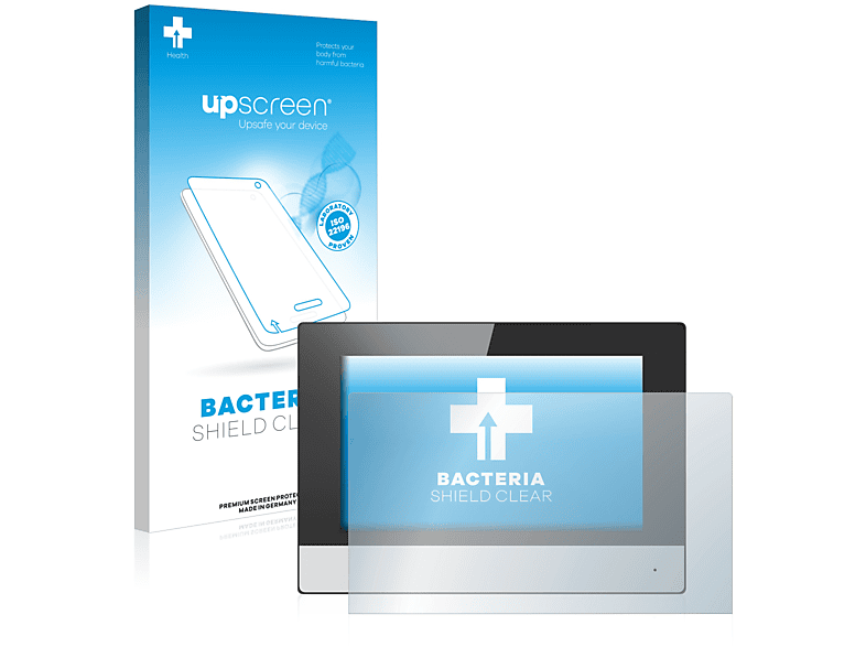UPSCREEN antibakteriell Schutzfolie(für DS-KH6320-WTE2 klare Hikvision (Innenstation))