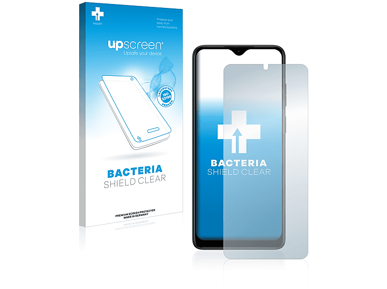 UPSCREEN antibakteriell klare Schutzfolie(für Motorola Moto E22i)