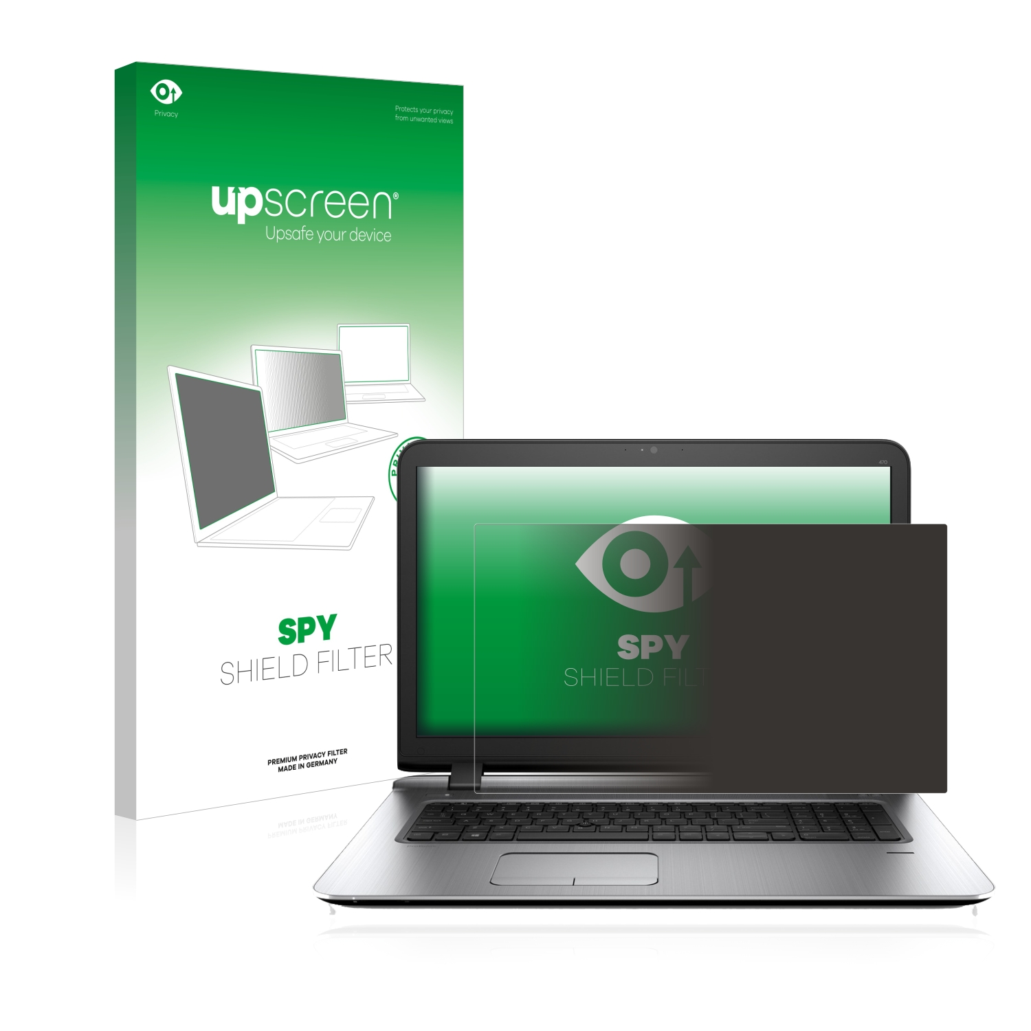 G0) UPSCREEN HP Blickschutzfilter(für Anti-Spy ProBook 470