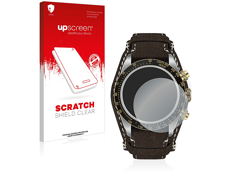UPSCREEN Kratzschutz klare Schutzfolie(für Tudor Black Bay Chrono 41mm) | Smartwatch Schutzfolien & Gläser