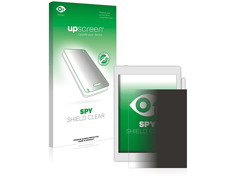 2) Schutzfolie(für Air Anti-Spy Nova UPSCREEN Onyx Boox