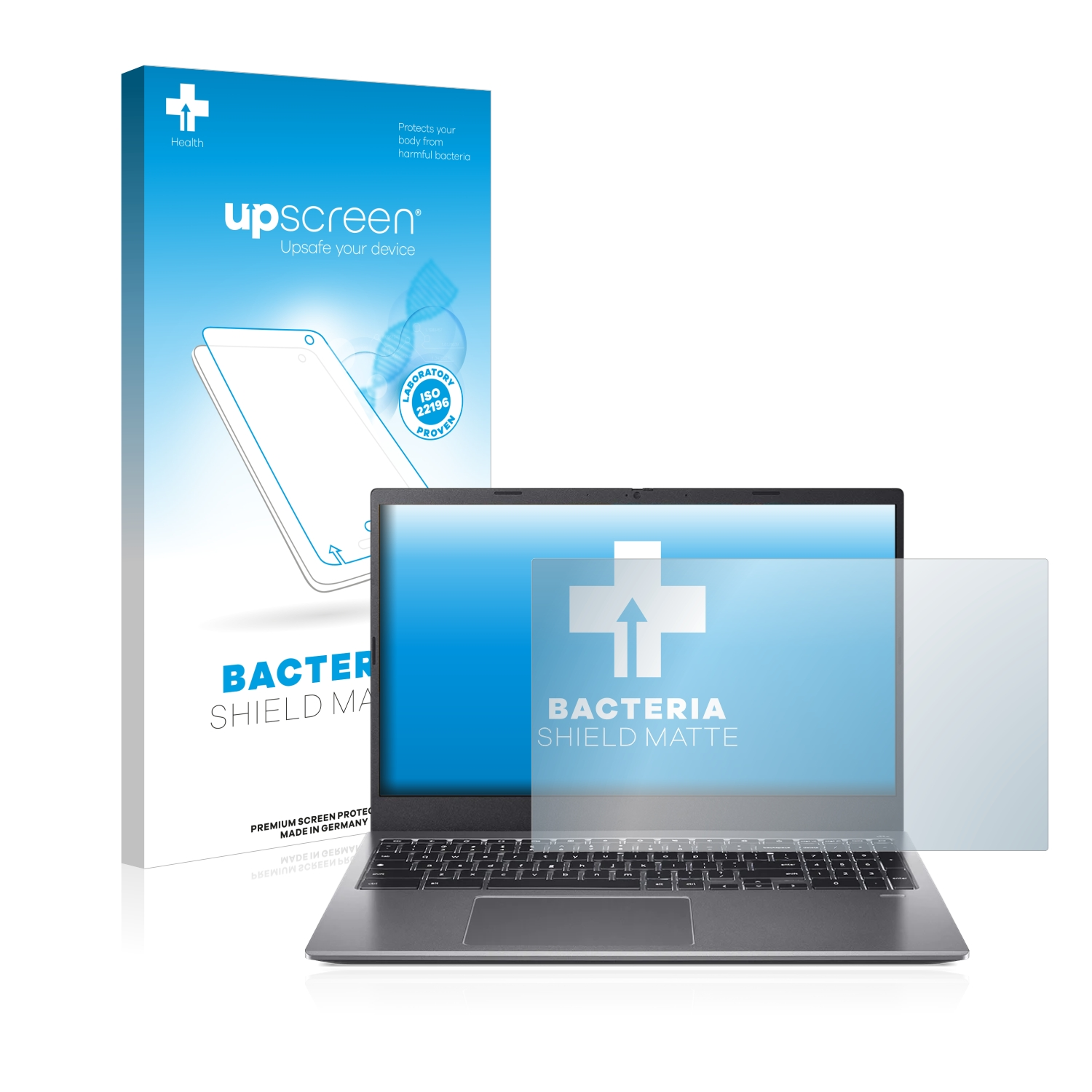 515) Schutzfolie(für Chromebook antibakteriell entspiegelt UPSCREEN Acer matte