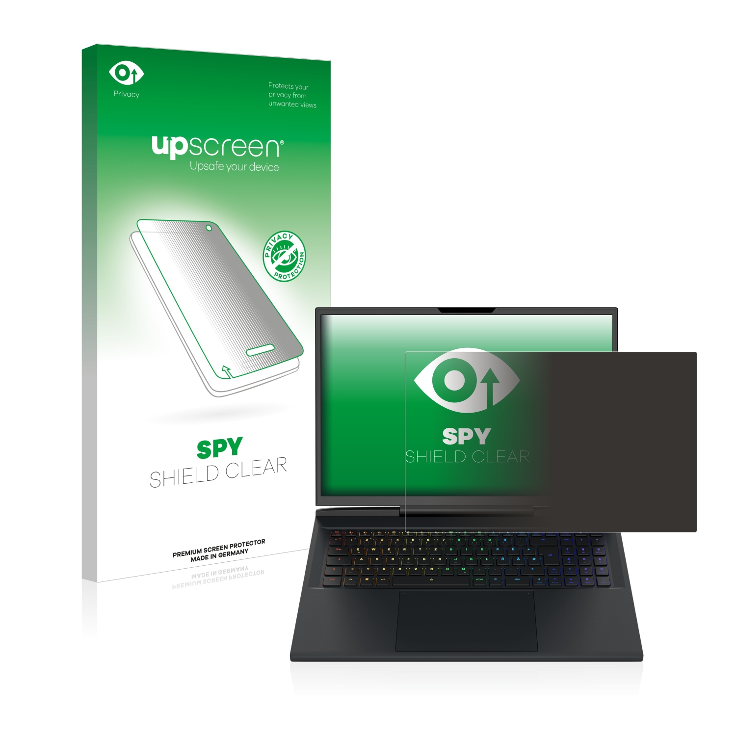 UPSCREEN Anti-Spy Schutzfolie(für Schenker M22) NEO XMG 17