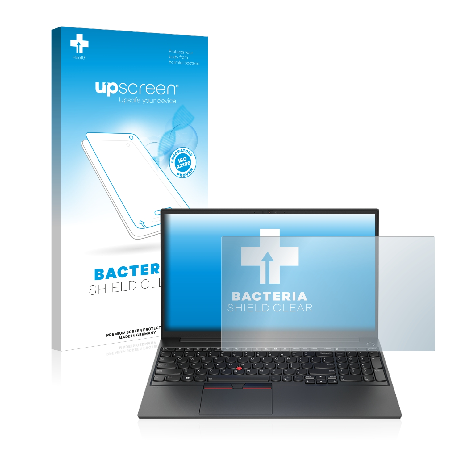 UPSCREEN antibakteriell klare Schutzfolie(für Lenovo E15 Gen 4) ThinkPad
