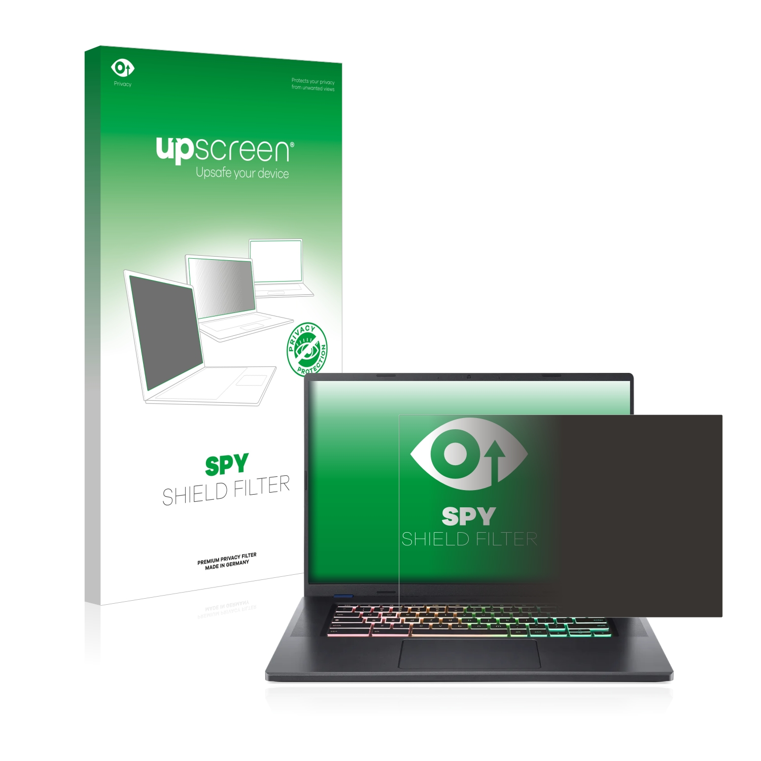UPSCREEN Chromebook Gamer GE) 516 Acer Anti-Spy Blickschutzfilter(für