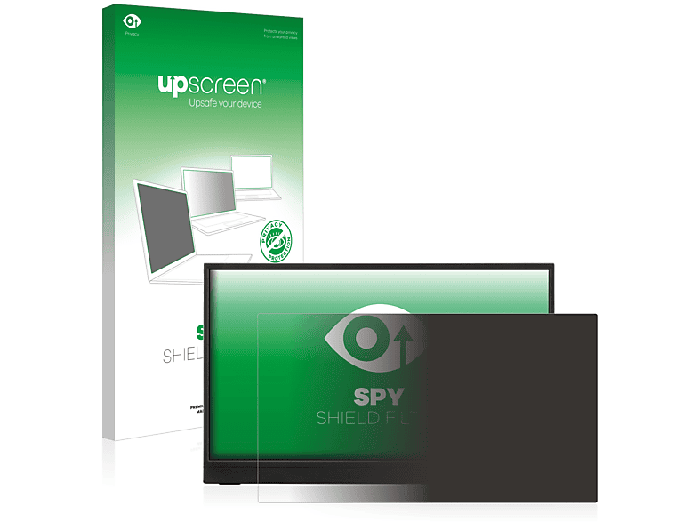 UPSCREEN Anti-Spy Blickschutzfilter(für ViewSonic VA1655 Tragbarer Monitor) | Monitor Displayschutz