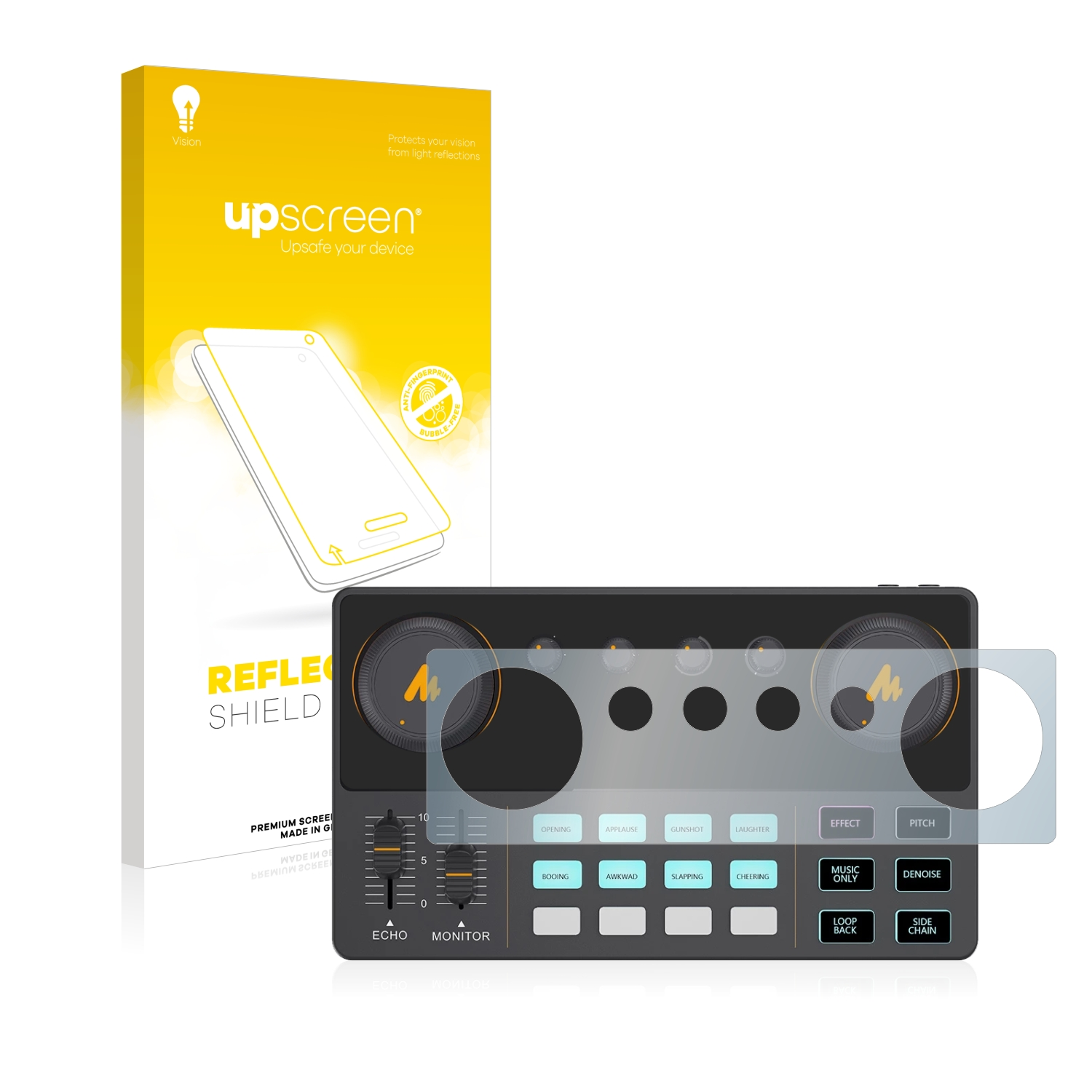 ‎AU-AM200-S1) Maono Controller matte entspiegelt DJ Schutzfolie(für UPSCREEN