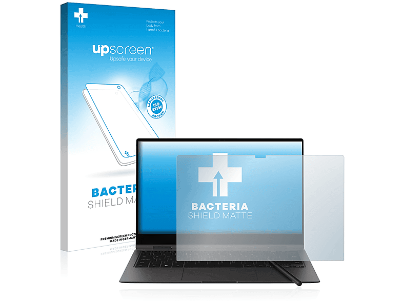 UPSCREEN antibakteriell entspiegelt matte Schutzfolie(für Samsung Galaxy Book2 Pro 360 13.3\