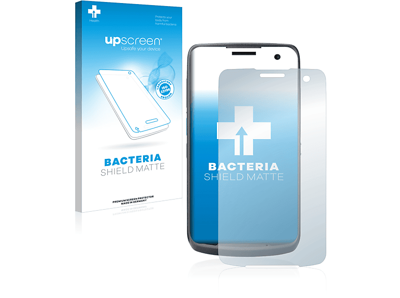 UPSCREEN antibakteriell entspiegelt matte Schutzfolie(für Unitech EA500P Plus)