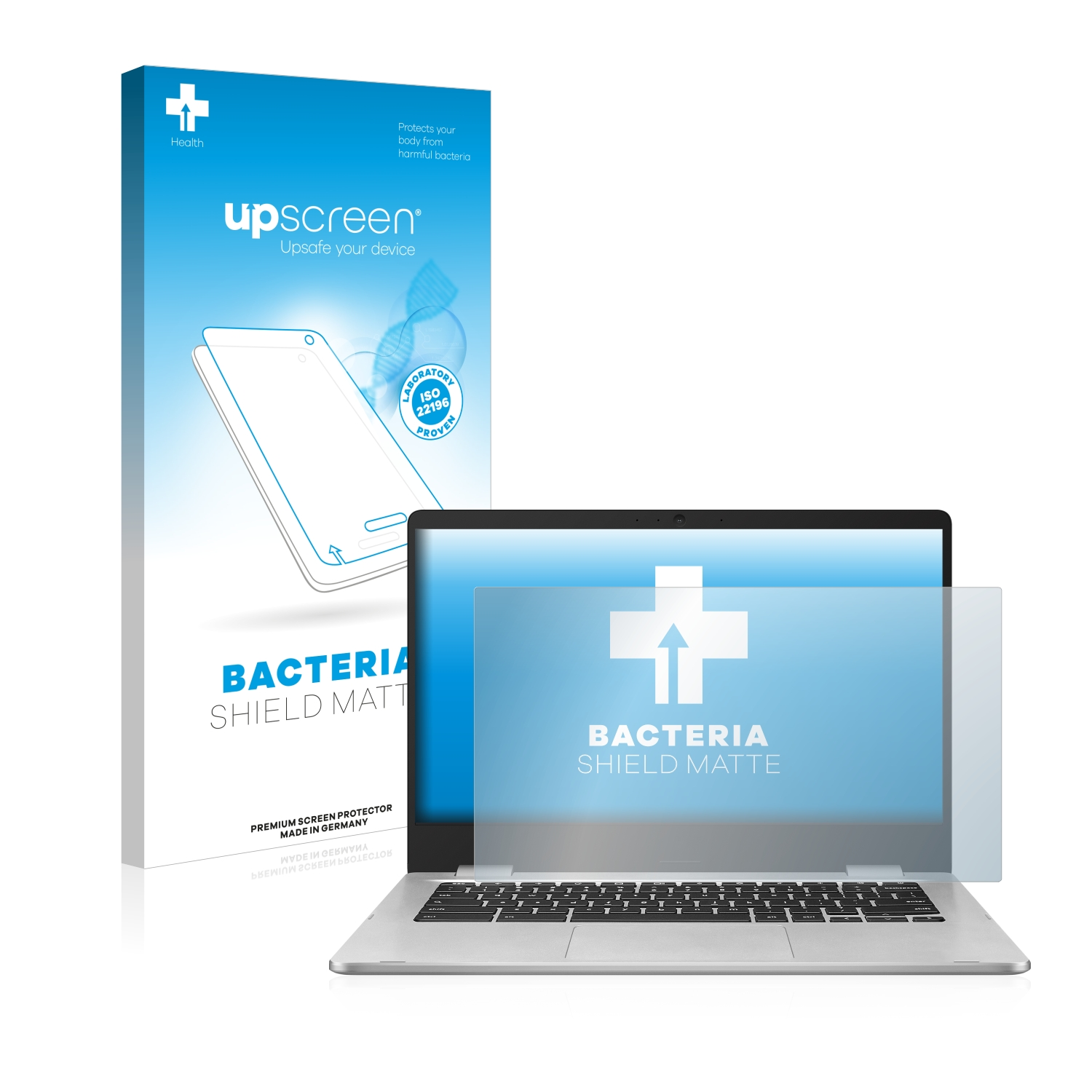 ASUS entspiegelt matte antibakteriell Chromebook Schutzfolie(für C424) UPSCREEN