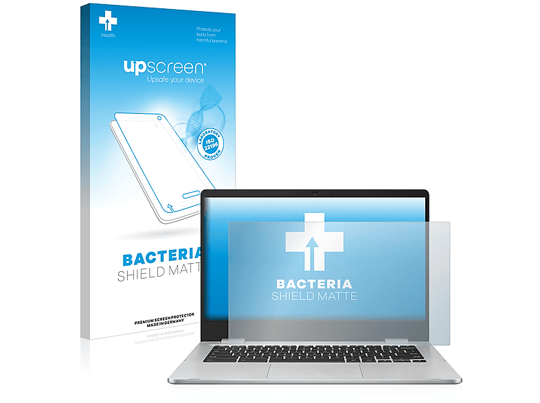 UPSCREEN antibakteriell entspiegelt matte Schutzfolie(für ASUS Chromebook C424)