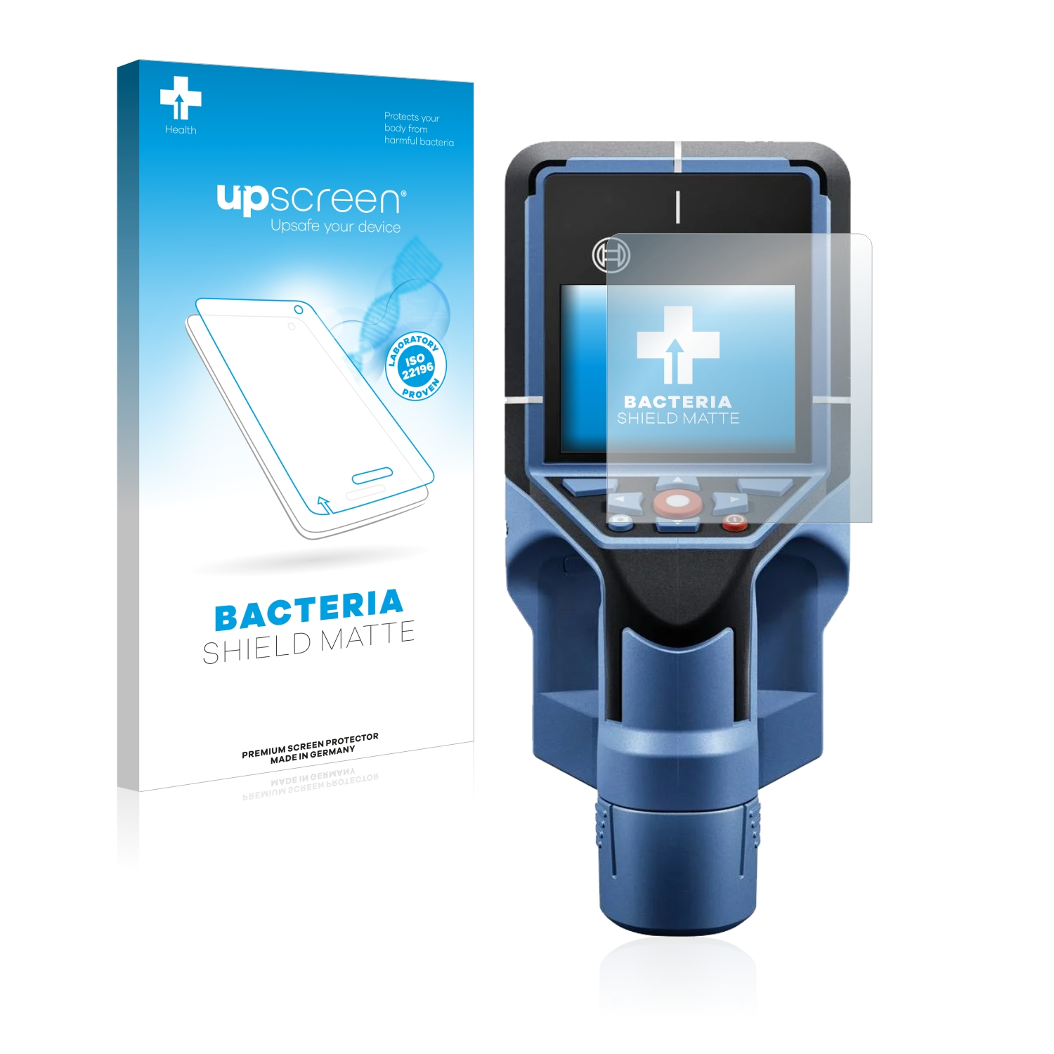 UPSCREEN 200 antibakteriell D-tect Bosch Schutzfolie(für C matte Wallscanner) entspiegelt