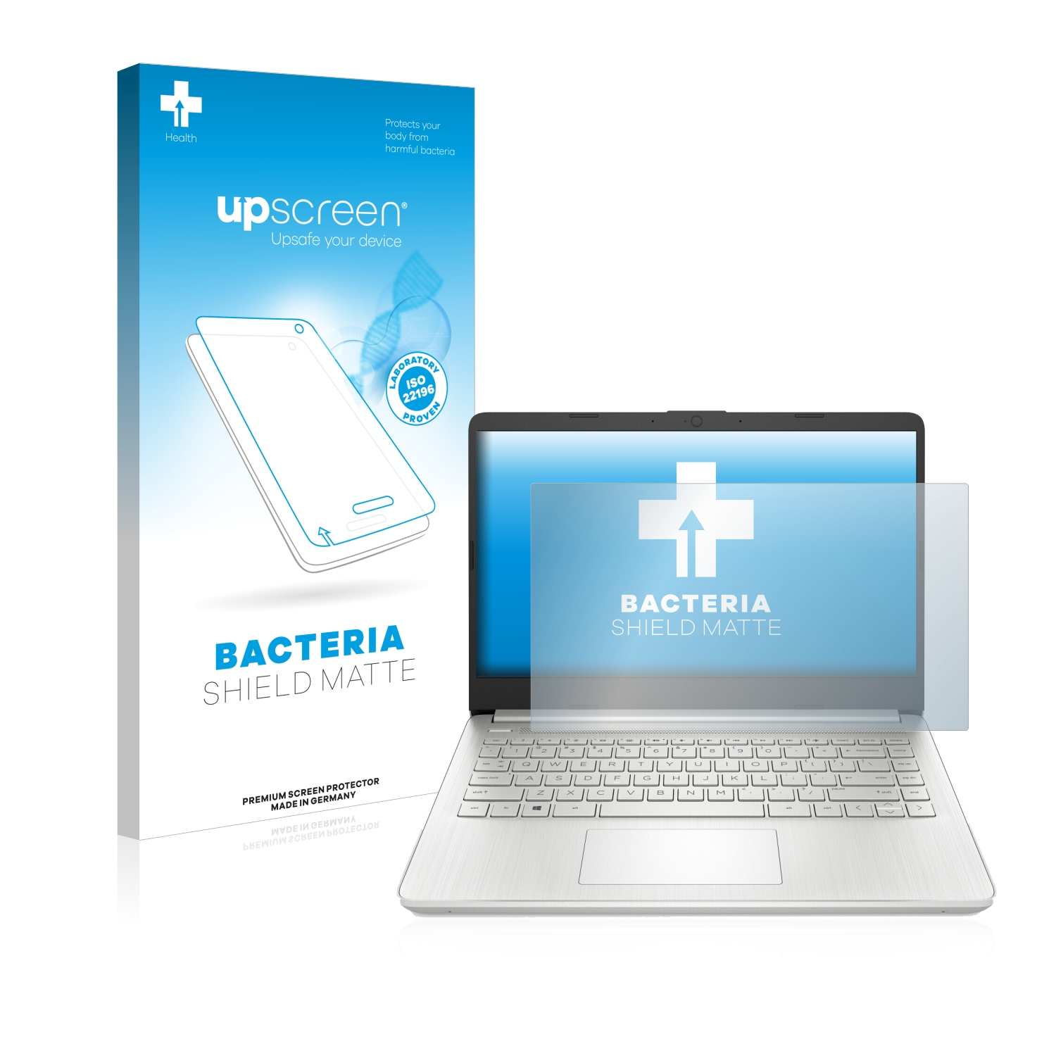 HP matte UPSCREEN entspiegelt antibakteriell Schutzfolie(für 14s-fq1435ng)