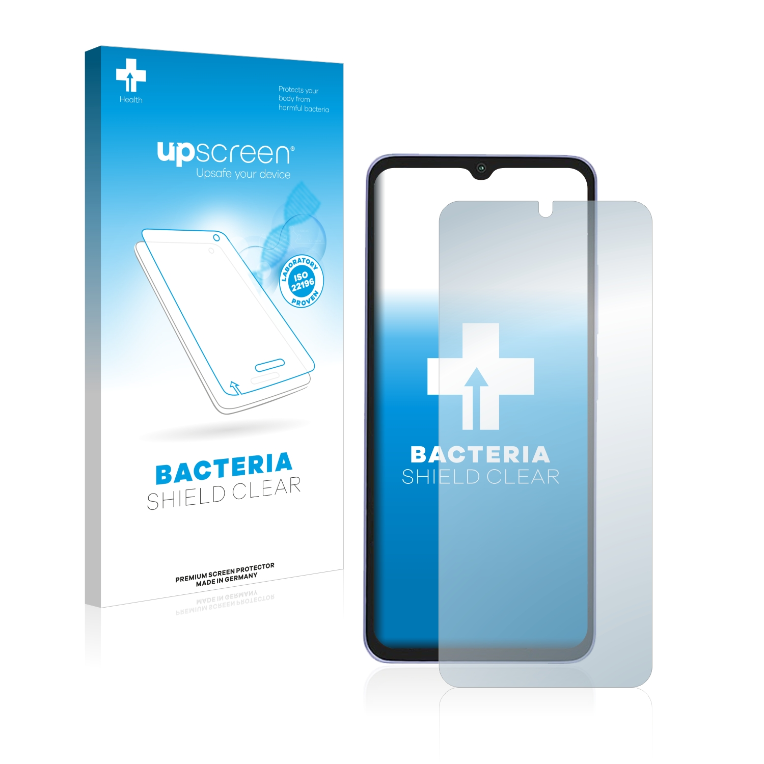 UPSCREEN antibakteriell klare Schutzfolie(für Poco Xiaomi C55)