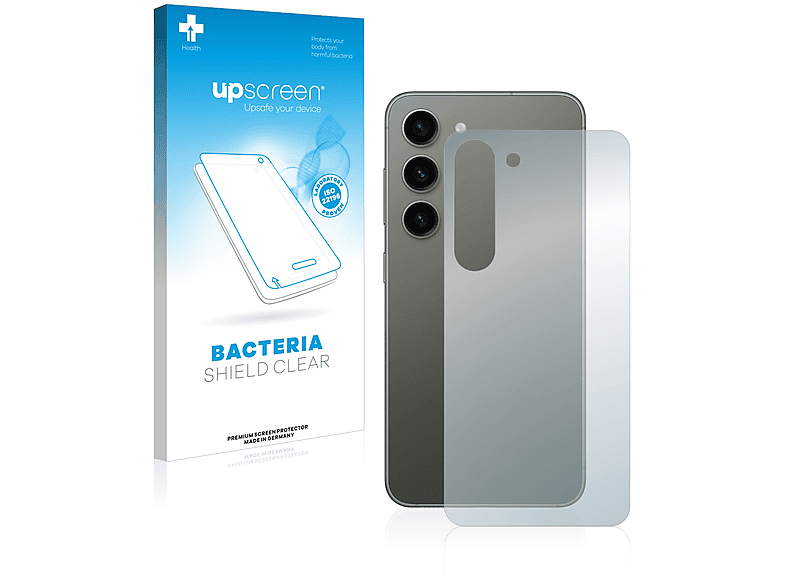 UPSCREEN antibakteriell klare Schutzfolie(für Samsung Galaxy S23) | Displayschutzfolien & Gläser