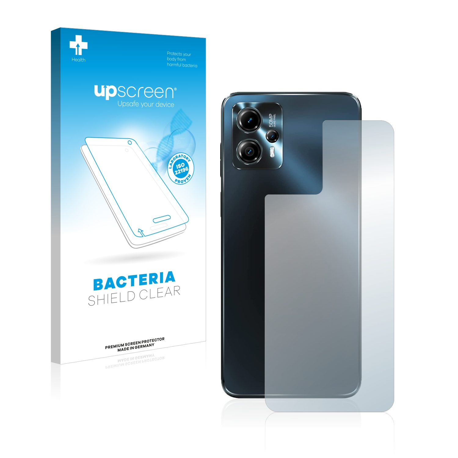 UPSCREEN antibakteriell G13) klare Moto Schutzfolie(für Motorola