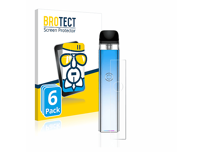 BROTECT 6x Airglass klare Schutzfolie(für Vaporesso XROS 3) | Schutzfolien & Schutzgläser
