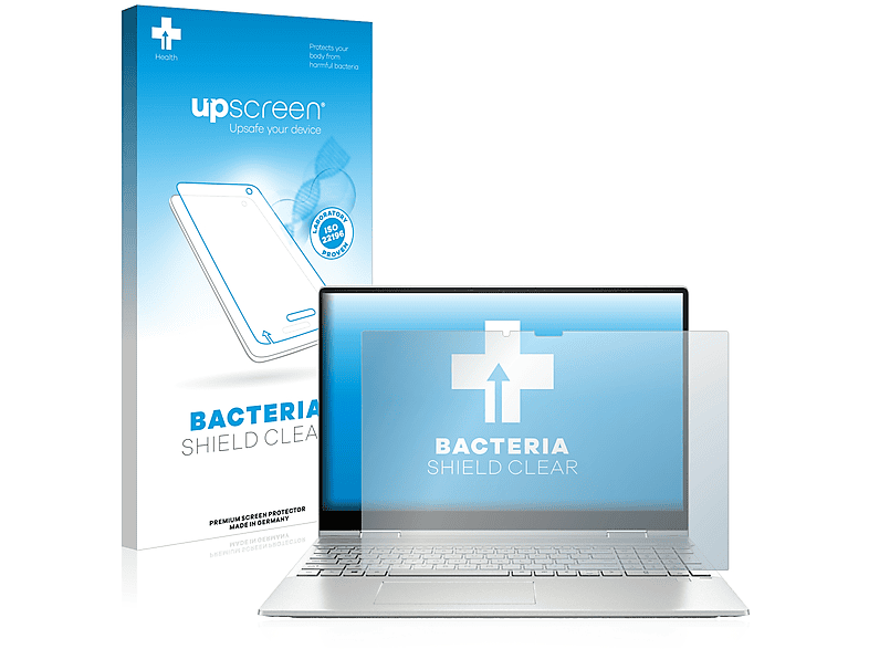 UPSCREEN antibakteriell klare Schutzfolie(für HP Envy x360 2-in-1 15-ey)