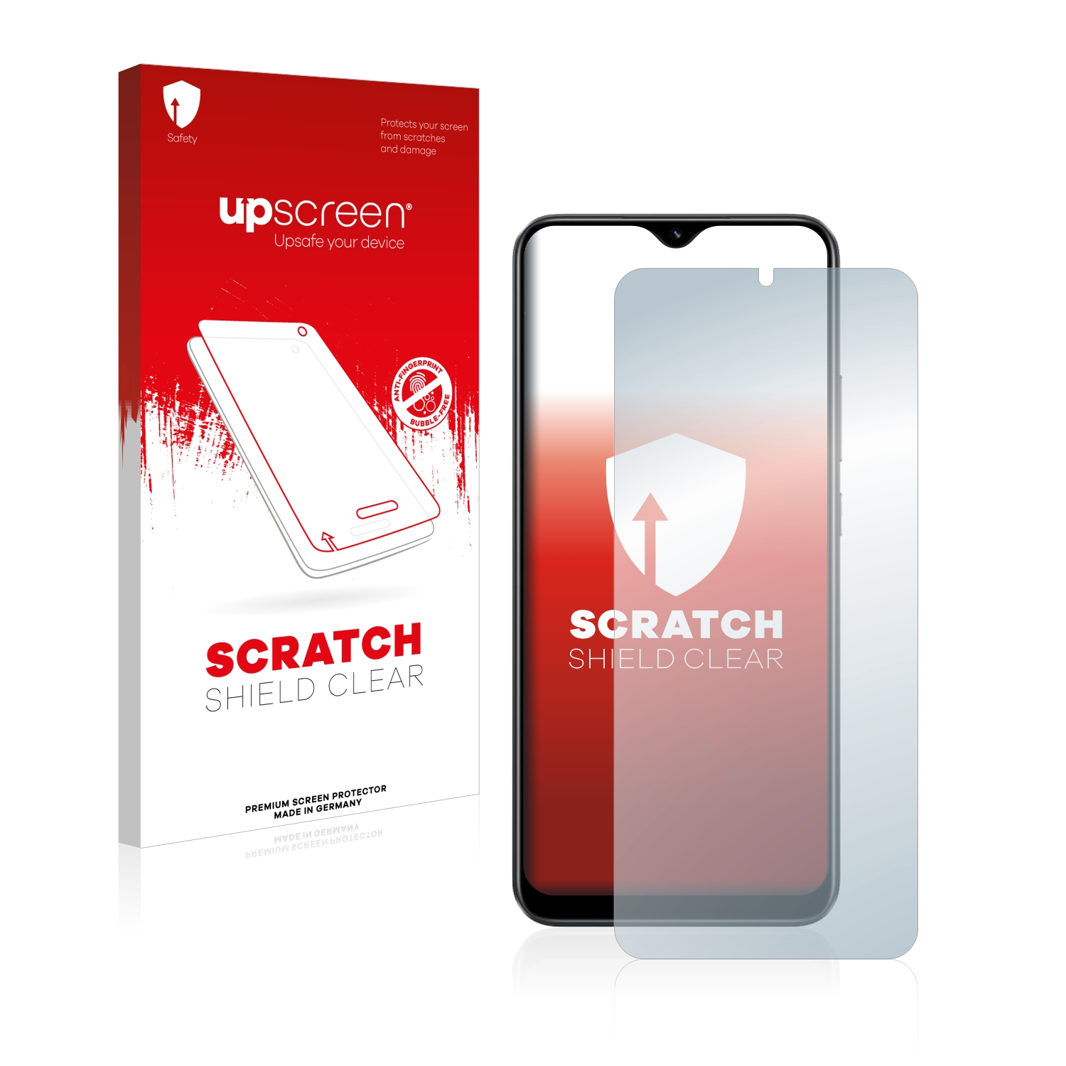 UPSCREEN Kratzschutz C30S) klare Schutzfolie(für realme