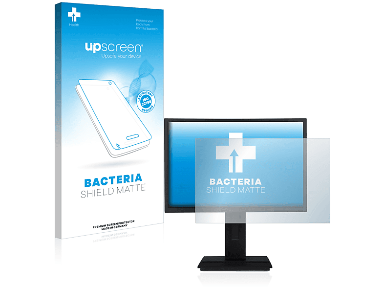 UPSCREEN antibakteriell entspiegelt matte Schutzfolie(für Acer B246WLAwmdprx)