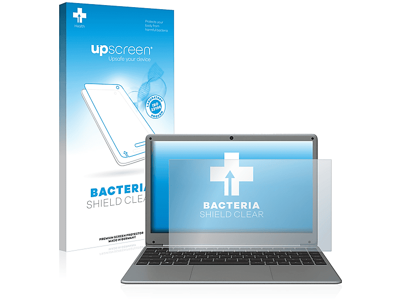 UPSCREEN antibakteriell klare Schutzfolie(für Odys Mybook Pro 14 SE V2)