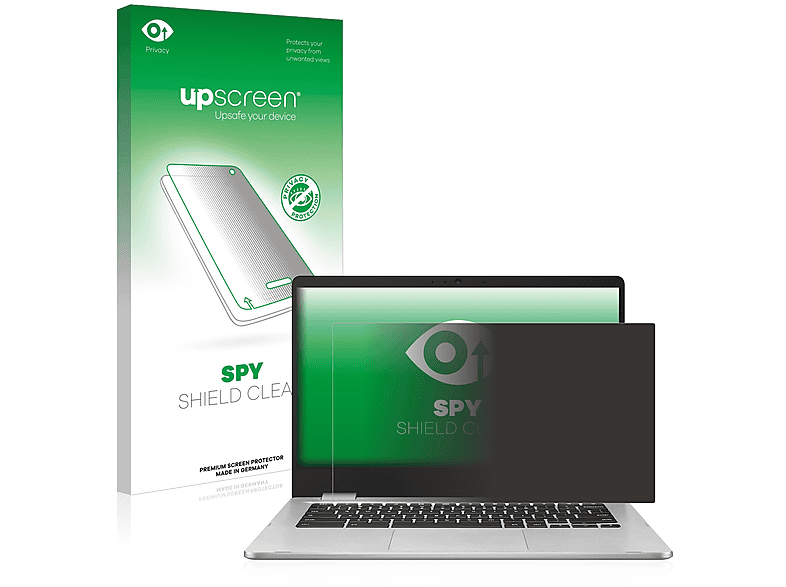 UPSCREEN Anti-Spy Schutzfolie(für ASUS Chromebook C424)