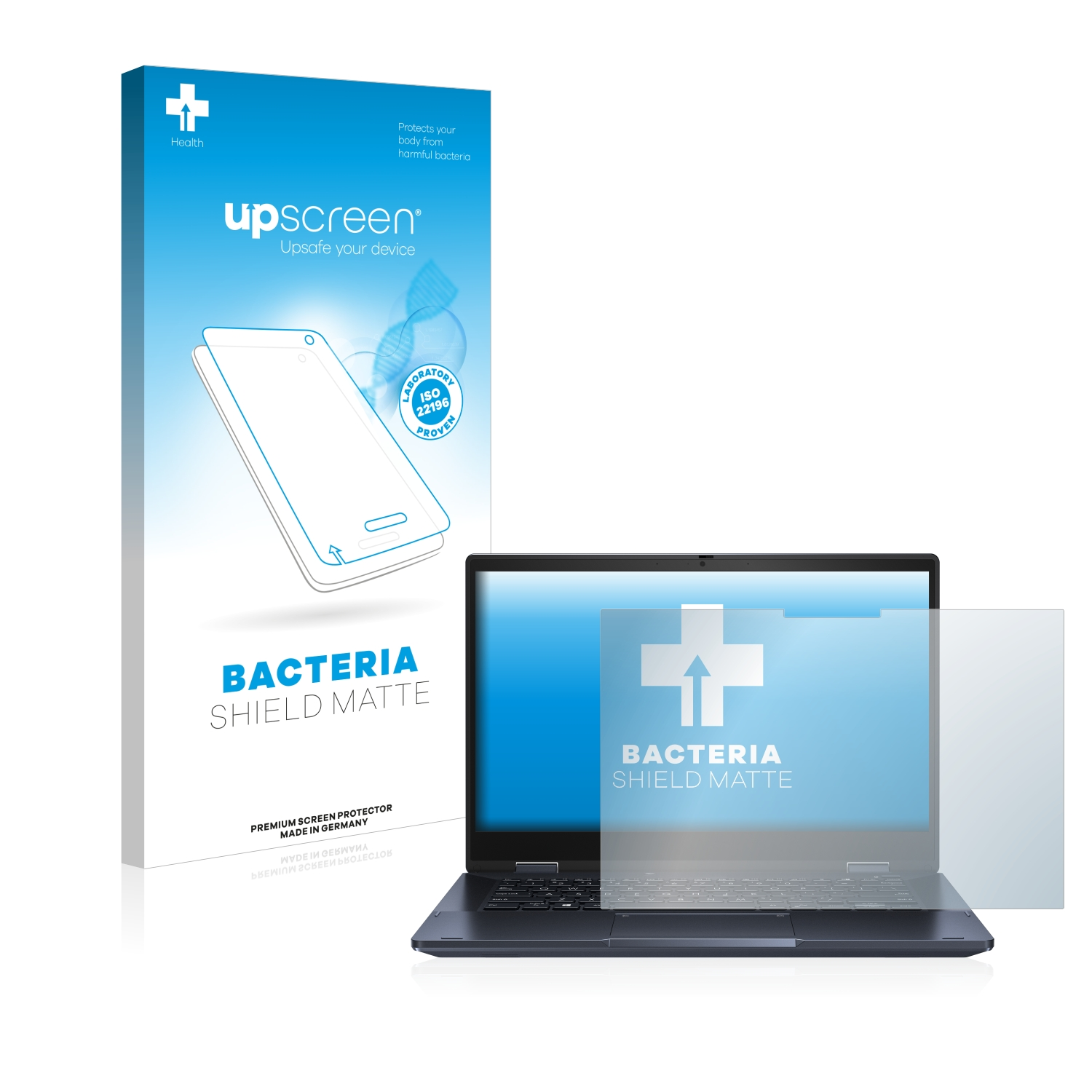 B3 matte Schutzfolie(für ASUS Flip) ExpertBook antibakteriell entspiegelt UPSCREEN
