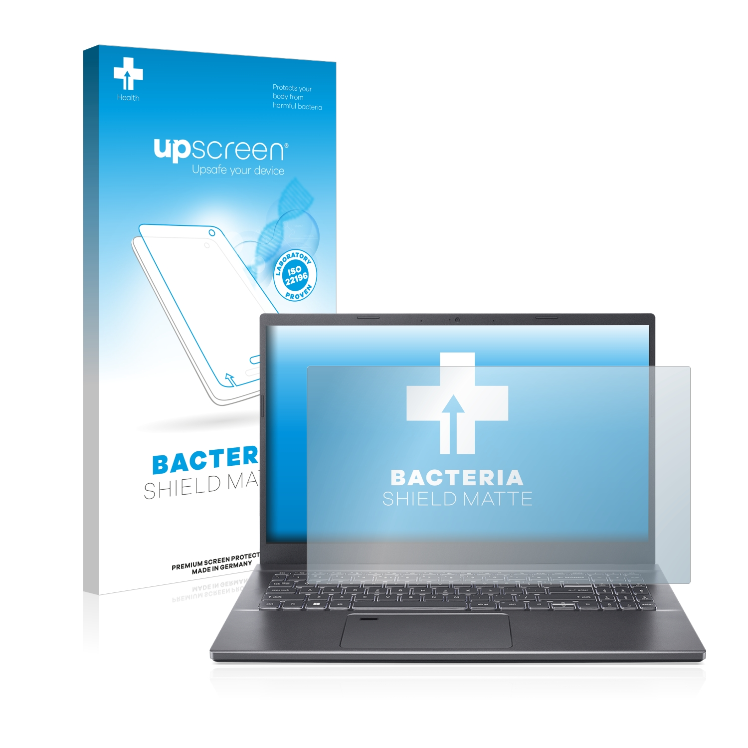 UPSCREEN antibakteriell entspiegelt matte Schutzfolie(für A515-57) Acer 5 Aspire