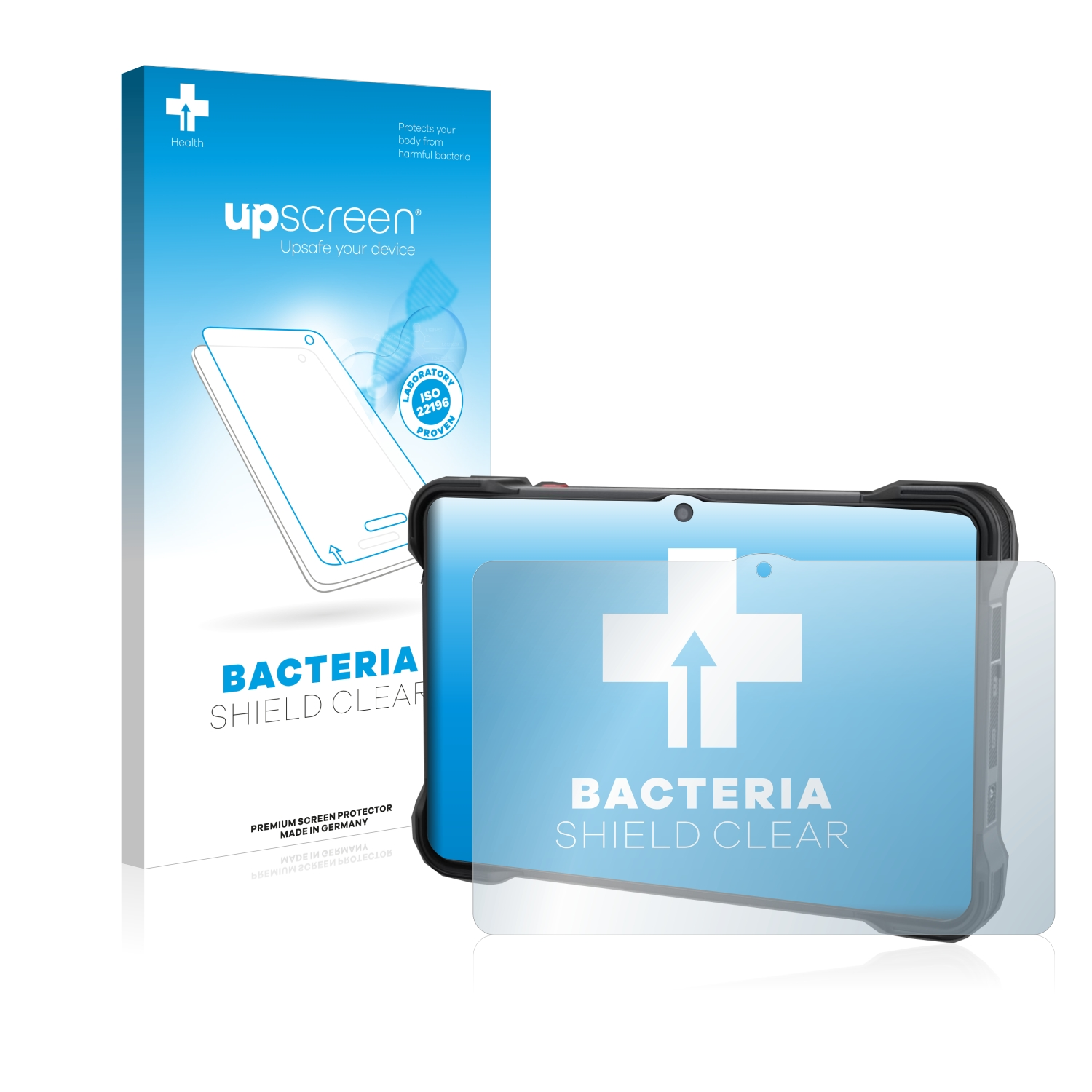 Schutzfolie(für Bressner 10X klare Rugged UPSCREEN Scorpion Android) antibakteriell