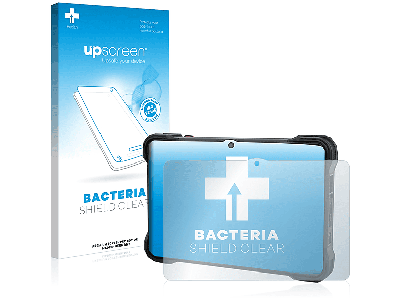 UPSCREEN antibakteriell klare Schutzfolie(für Bressner Scorpion 10X Android) Rugged