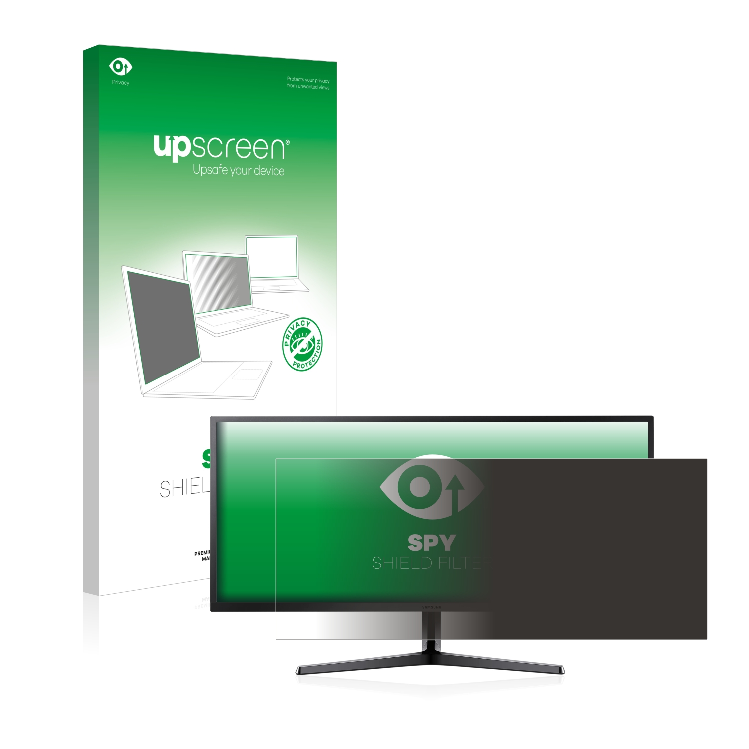 UPSCREEN Anti-Spy Blickschutzfilter(für S34J552WQR) Samsung