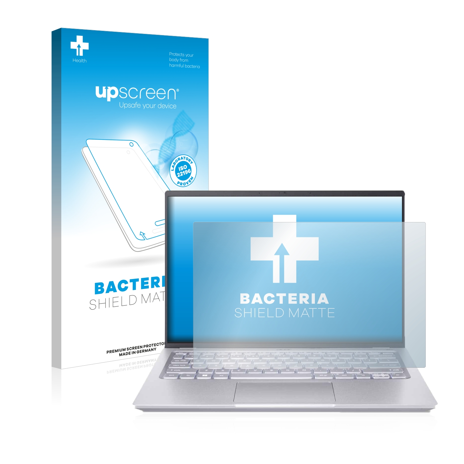 Schutzfolie(für matte Acer SF314-71) antibakteriell entspiegelt Swift UPSCREEN 3