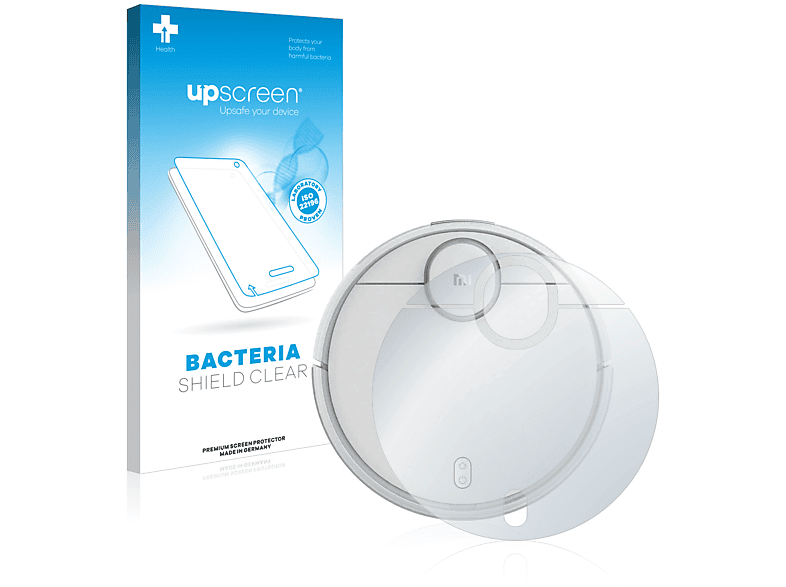 UPSCREEN antibakteriell klare Schutzfolie(für Xiaomi Mi Robot Vacuum-Mop 2S)
