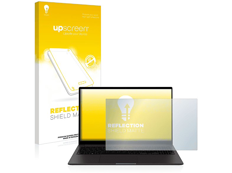 UPSCREEN entspiegelt matte Schutzfolie(für Galaxy Book2 Samsung 15.6\