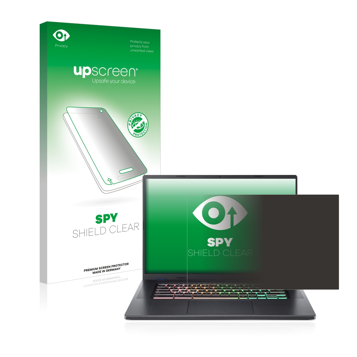 UPSCREEN Anti-Spy Schutzfolie(für Chromebook GE) 516 Gamer Acer