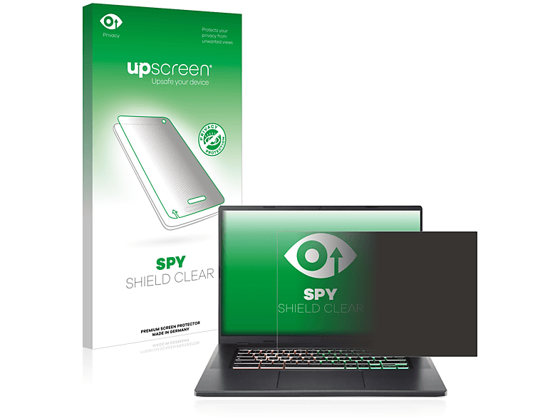 UPSCREEN Anti-Spy Schutzfolie(für Chromebook GE) 516 Gamer Acer