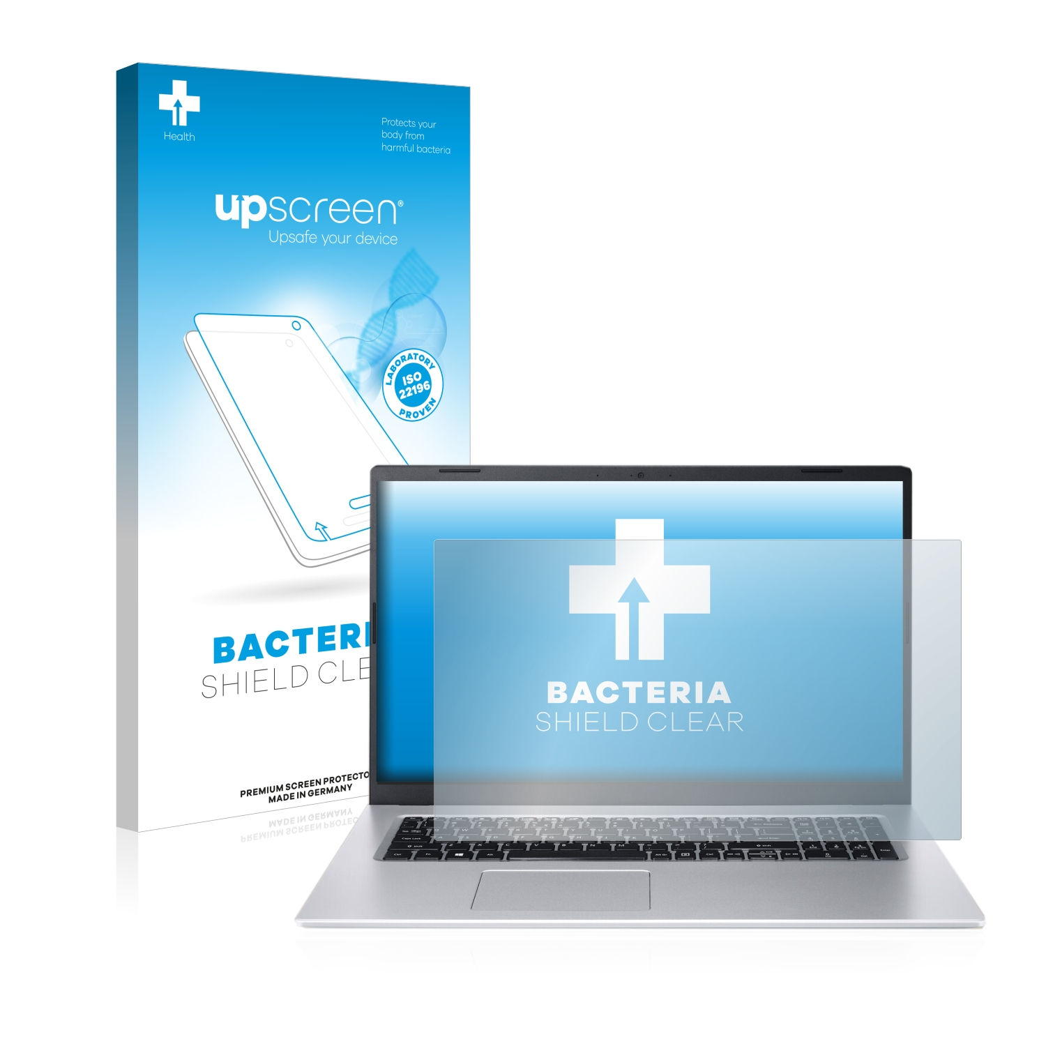 UPSCREEN antibakteriell klare 5 Schutzfolie(für A517-52) Acer Aspire