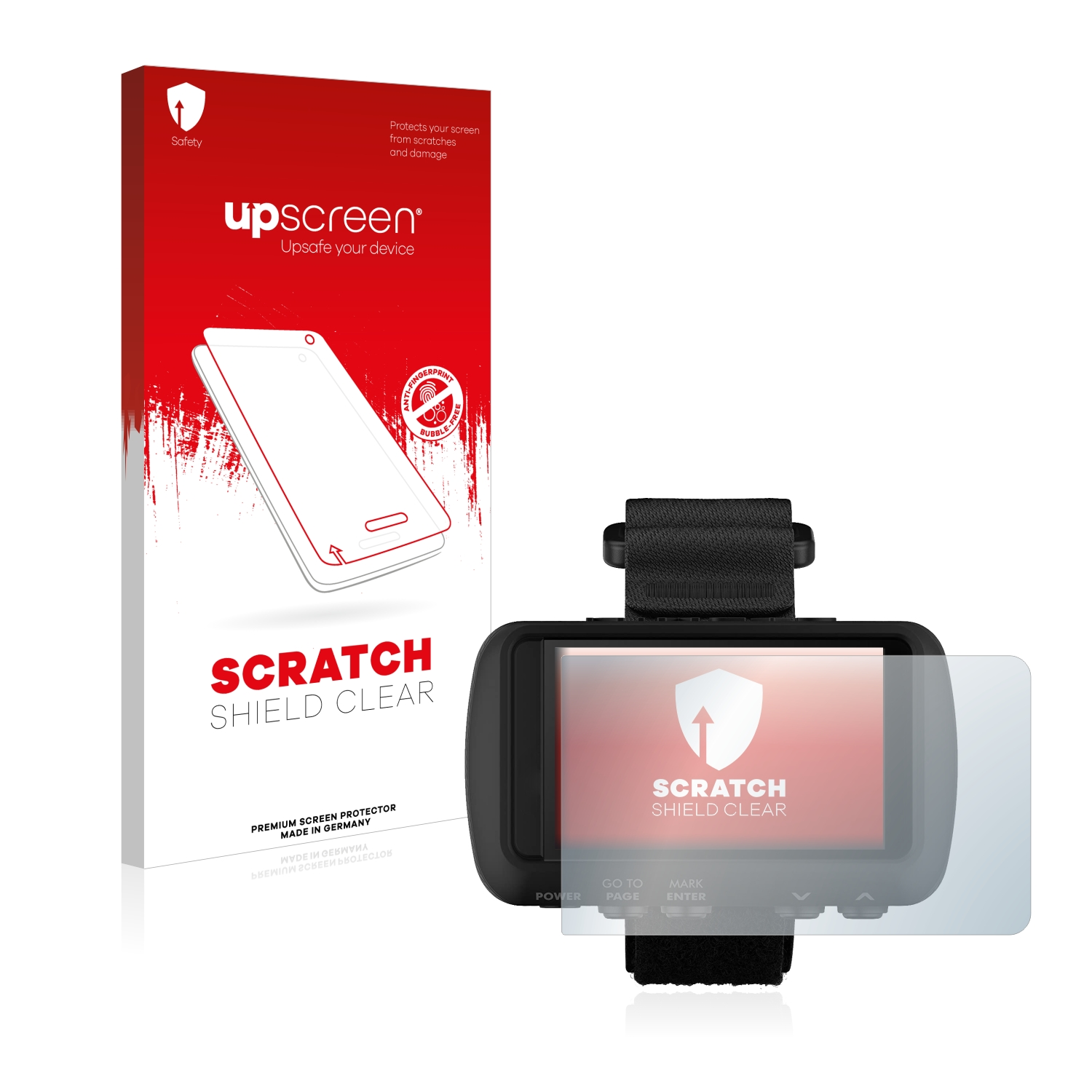 klare UPSCREEN Garmin Foretrex 701) Kratzschutz Schutzfolie(für