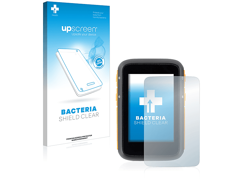 Schutzfolie(für klare UPSCREEN provelo GPS-Fahrradcomputer) antibakteriell