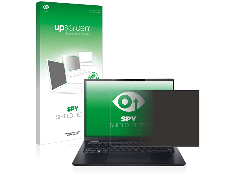 UPSCREEN Anti-Spy Blickschutzfilter(für P6 TMP614P-52) Acer TravelMate