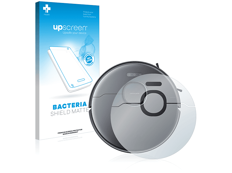UPSCREEN antibakteriell entspiegelt matte Schutzfolie(für Xiaomi dreame L10 Pro Robot Vacuum Cleaner with Wiping Function)
