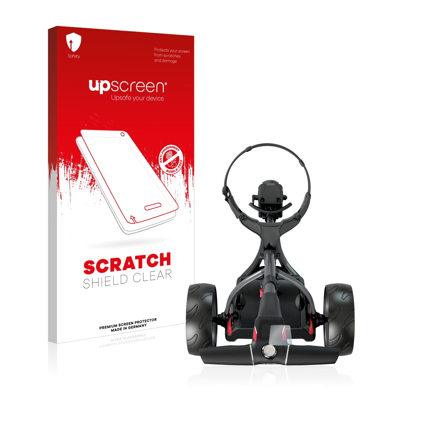 UPSCREEN Kratzschutz klare Trolley) Motocaddy Schutzfolie(für Electric S1