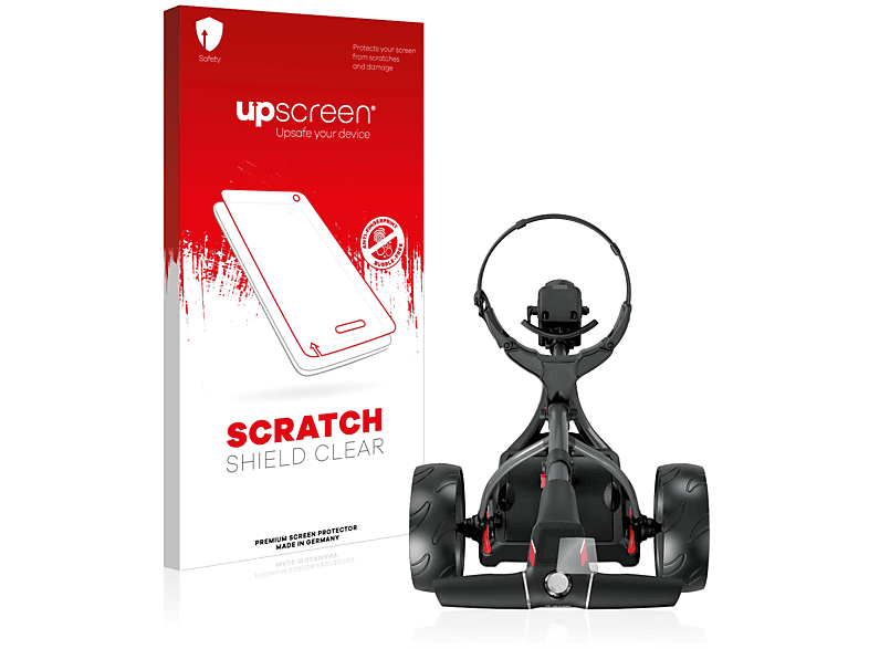 UPSCREEN Kratzschutz klare Schutzfolie(für Trolley) S1 Electric Motocaddy