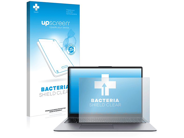 UPSCREEN antibakteriell klare Schutzfolie(für Huawei MateBook D 16 2022 16:10)