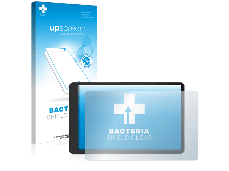 UPSCREEN antibakteriell klare Schutzfolie(für Garmin Vieo RV 1052)
