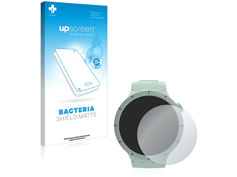 UPSCREEN antibakteriell Swatch Big Schutzfolie(für Bioceramic) Bold matte entspiegelt