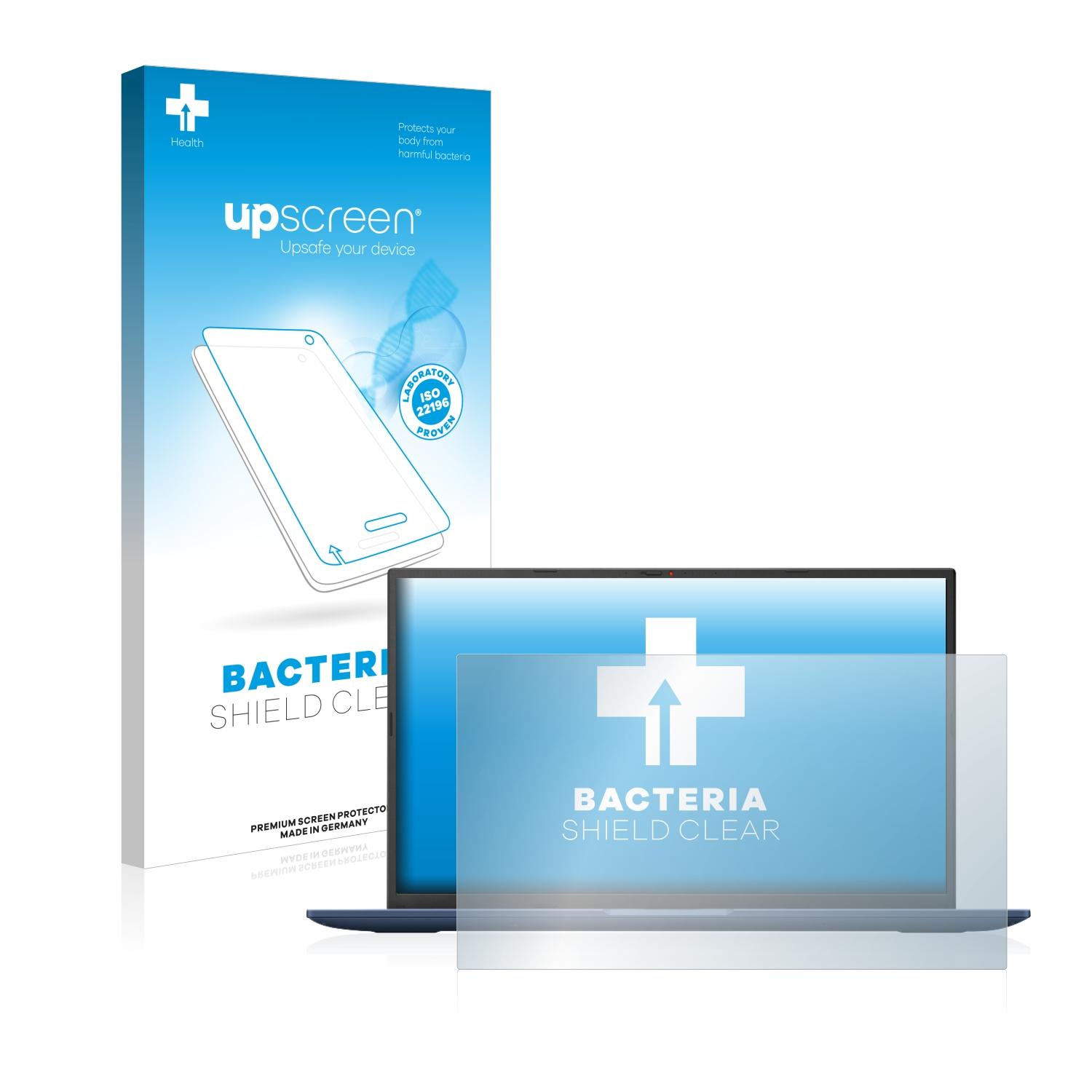 UPSCREEN antibakteriell Schutzfolie(für 17X) klare ASUS Vivobook